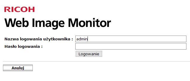 web image monitor