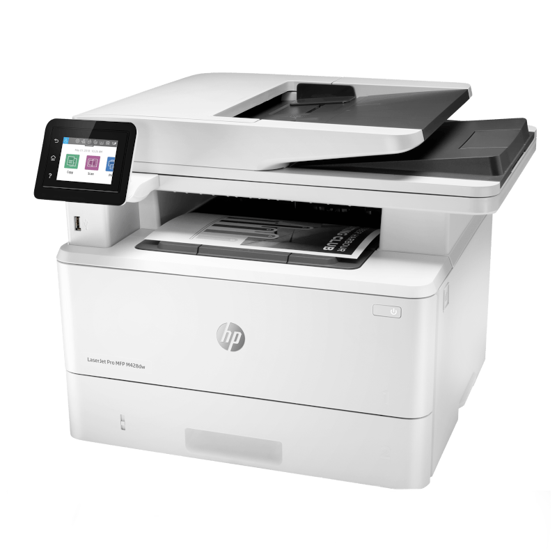 Urządzenie HP LaserJet Pro M426fdn — przykładowa konfiguracja