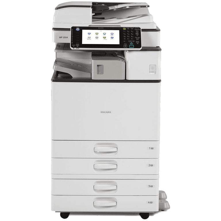 Urządzenie Ricoh MP C4503 — przykładowa konfiguracja