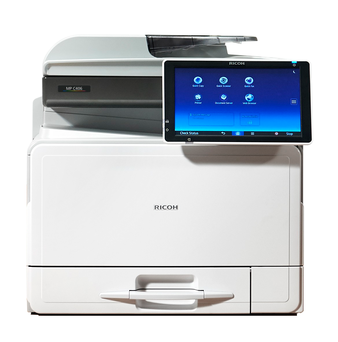 Urządzenie Ricoh MP C306 — przykładowa konfiguracja
