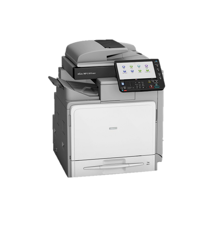 Urządzenie Ricoh MP C401 — przykładowa konfiguracja