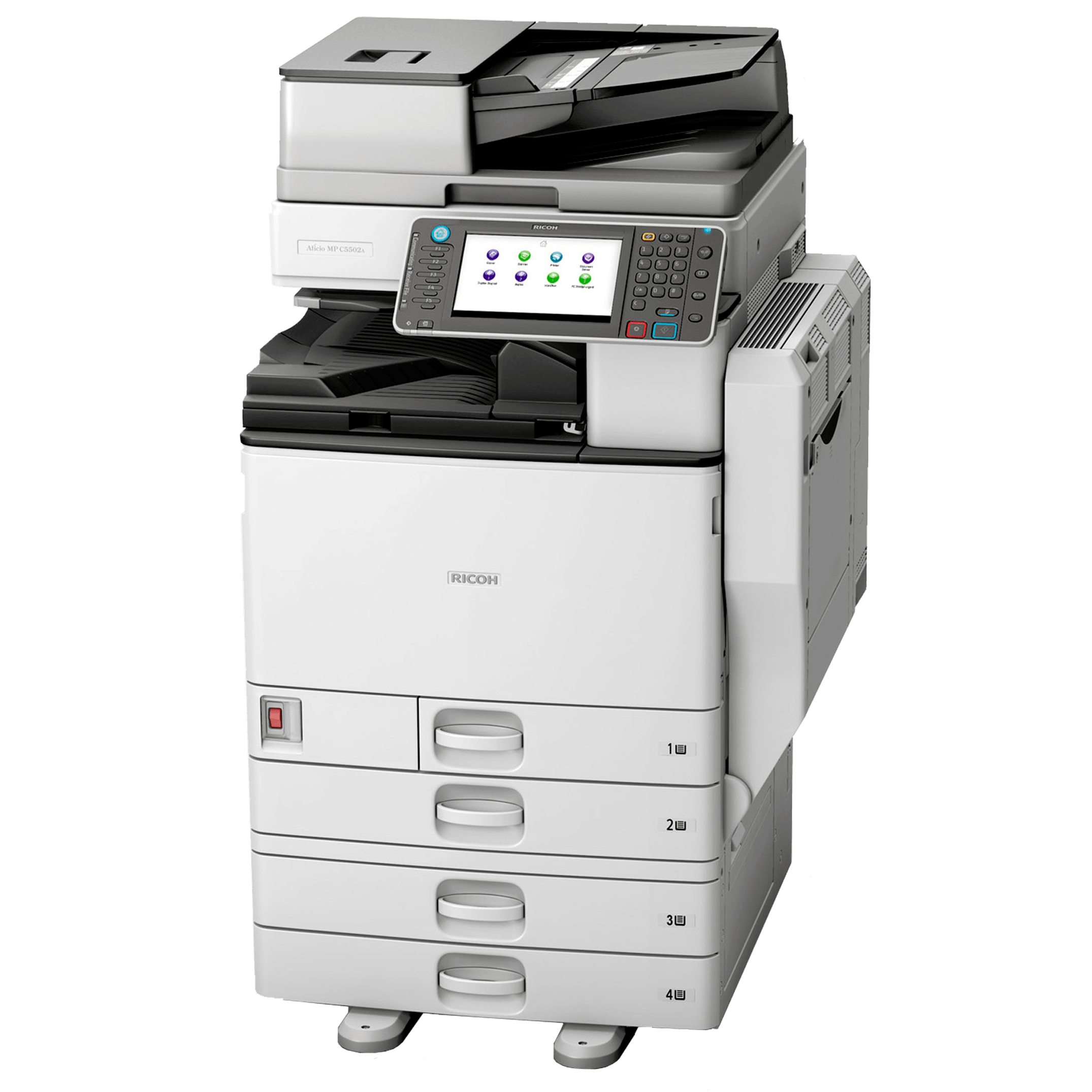 Urządzenie Ricoh MP C4502 — przykładowa konfiguracja